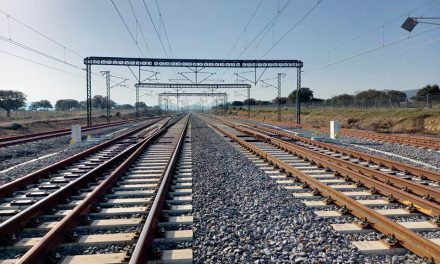 Hito ferroviario en Extremadura