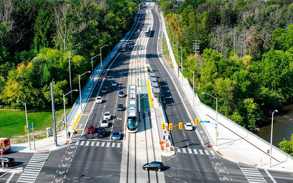 El primer tren ligero de Toronto