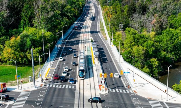 El primer tren ligero de Toronto